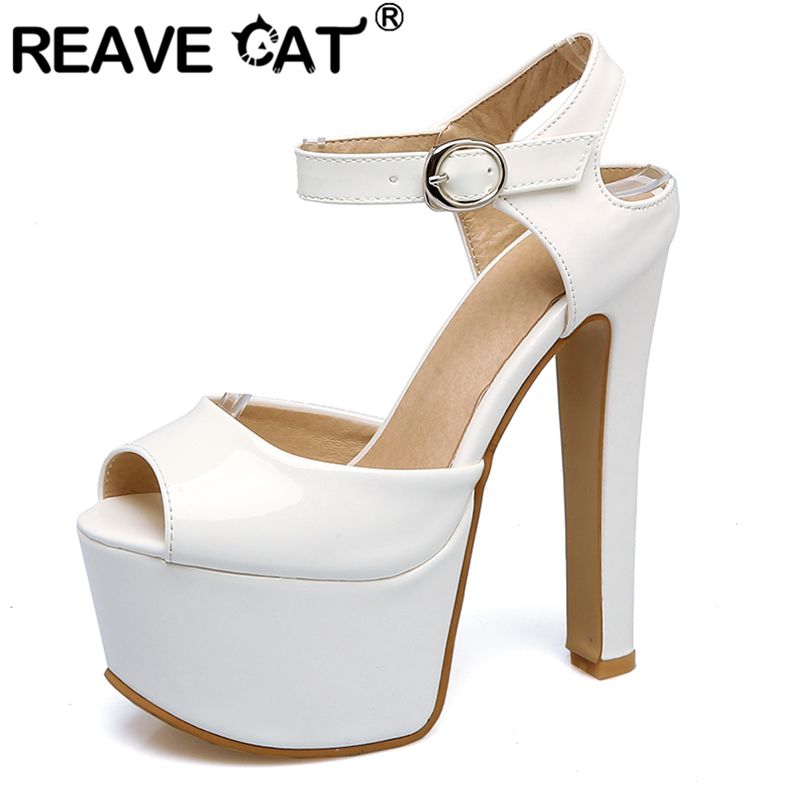 Leopard Print Heels - REAVE CAT Sandalias de mujer a