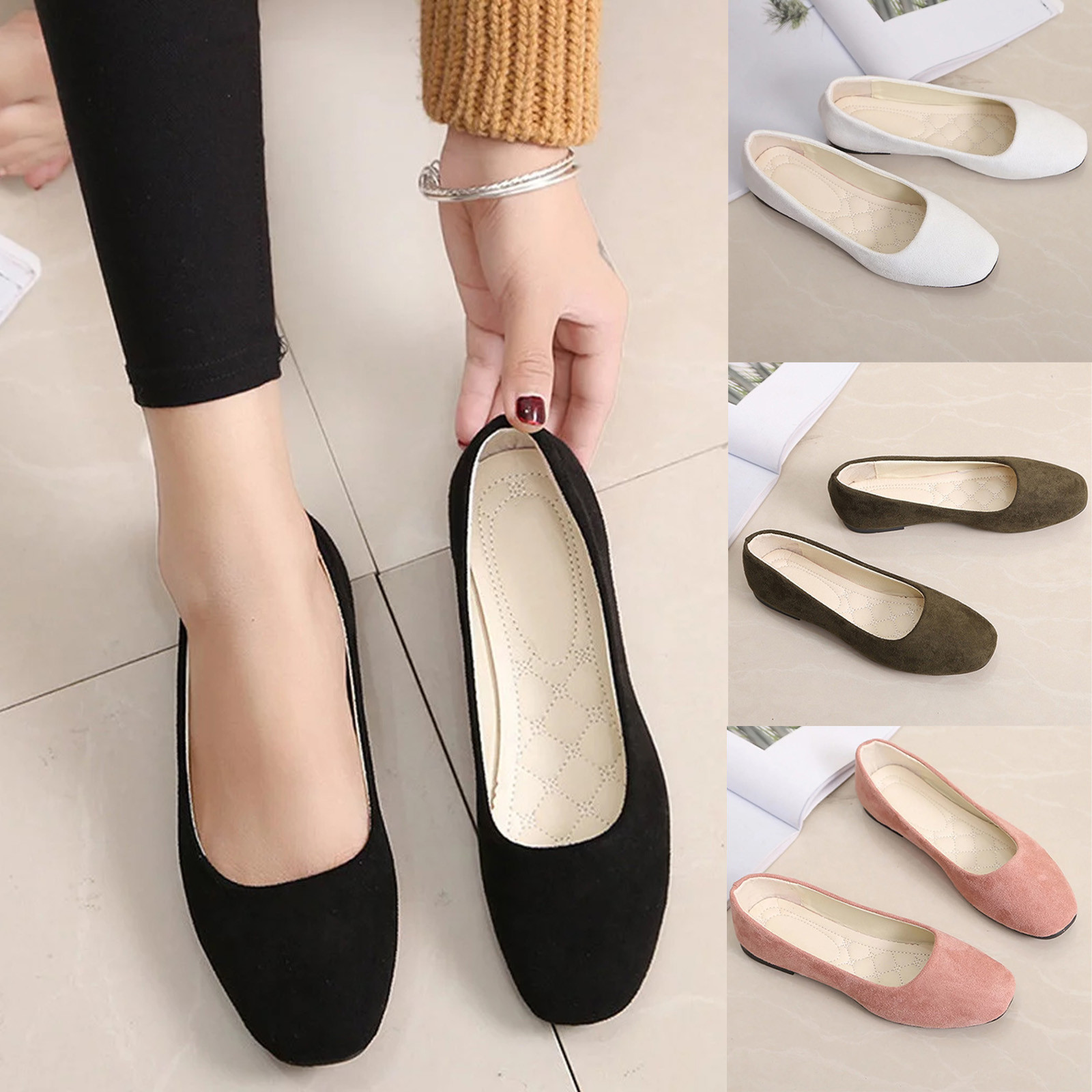 Women'S Shoes Toms - Mocasines de gamuza para mujer, zapatos
