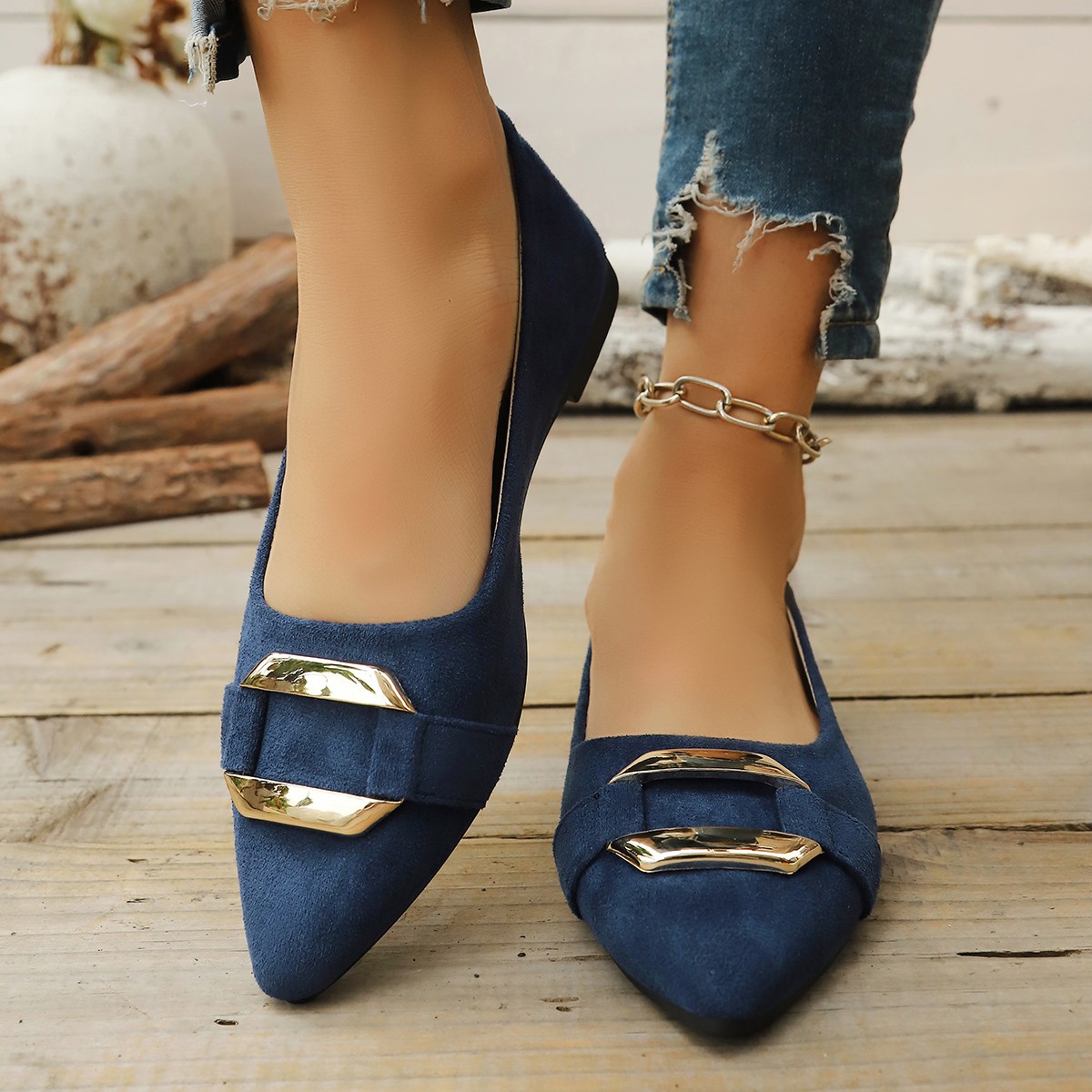 Women'S Shoes In Fashion - Primavera y otoño elegante puntiagudo Sexy