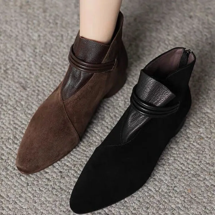 Women Shoes Zara - Zapatos de tacón medio aterciopelados para