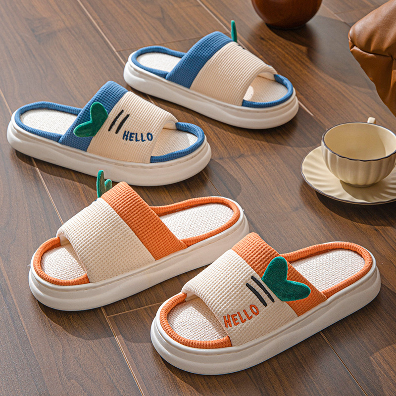 Women Shoes On Sale - Pantuflas de Lino de Nuevo Estilo