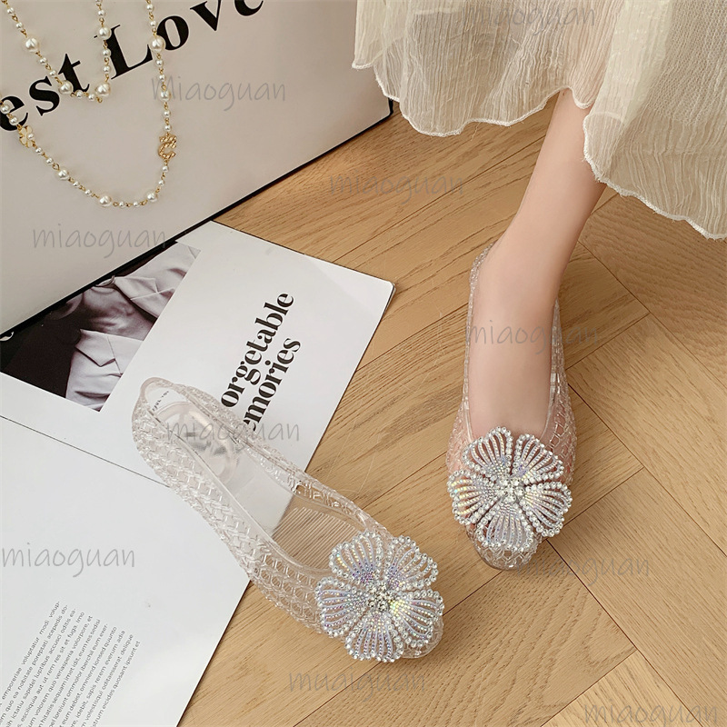 Nuevas Sandalias de Cristal co - Jelly Sandal Women reseña y precio