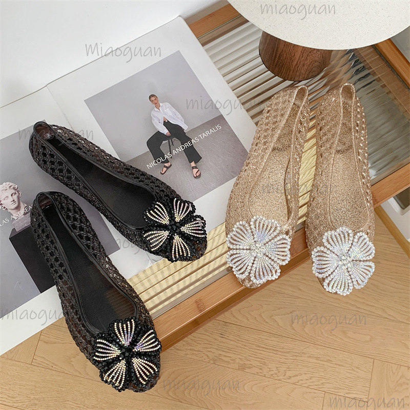 Nuevas Sandalias de Cristal co - Jelly Sandal Women reseña y precio