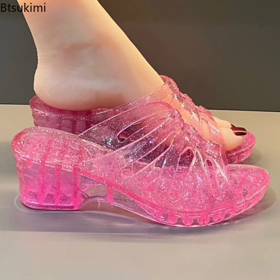 Nuevas sandalias de verano par - Jelly Sandal Women reseña y precio