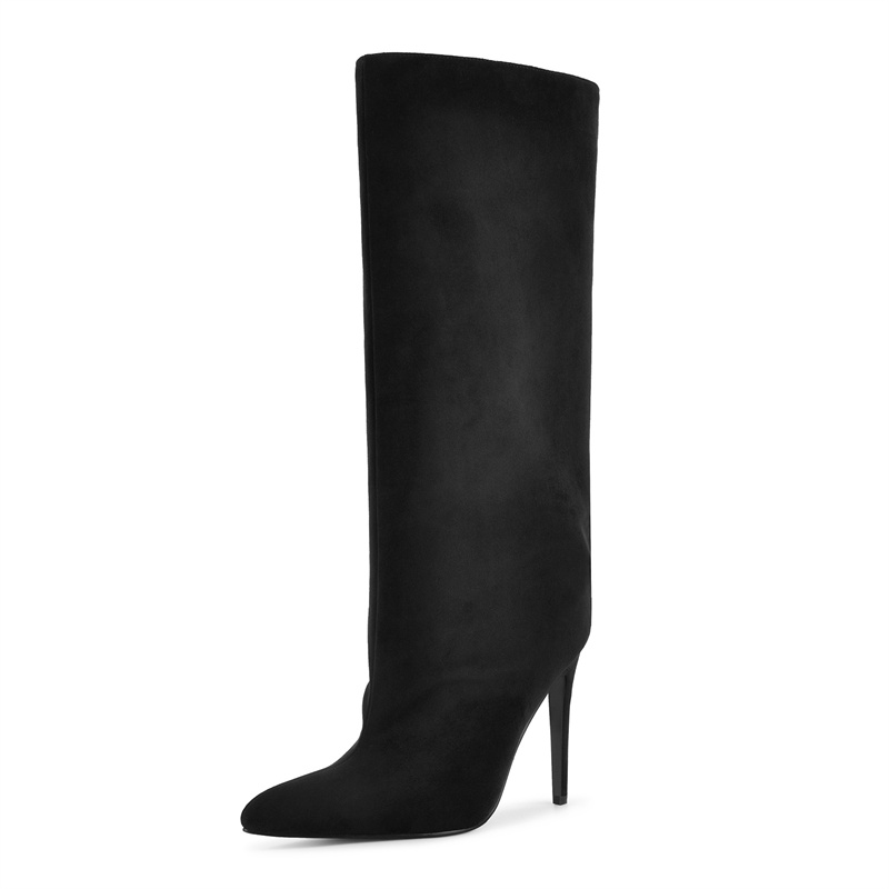 Botas Altas de Ante Sintético  - Women'S Shoes X Wide reseña y precio