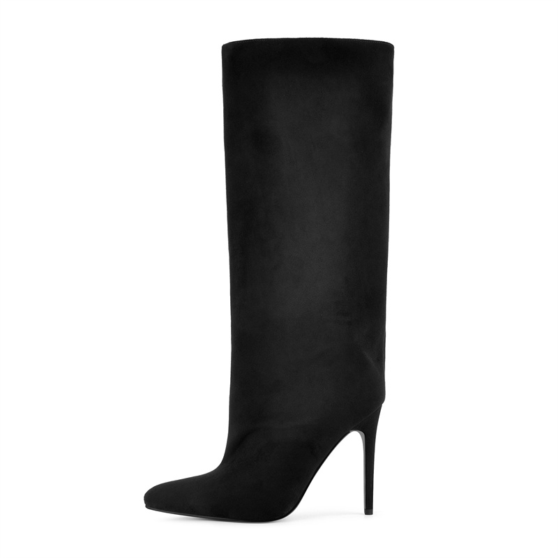 Botas Altas de Ante Sintético  - Women'S Shoes X Wide reseña y precio