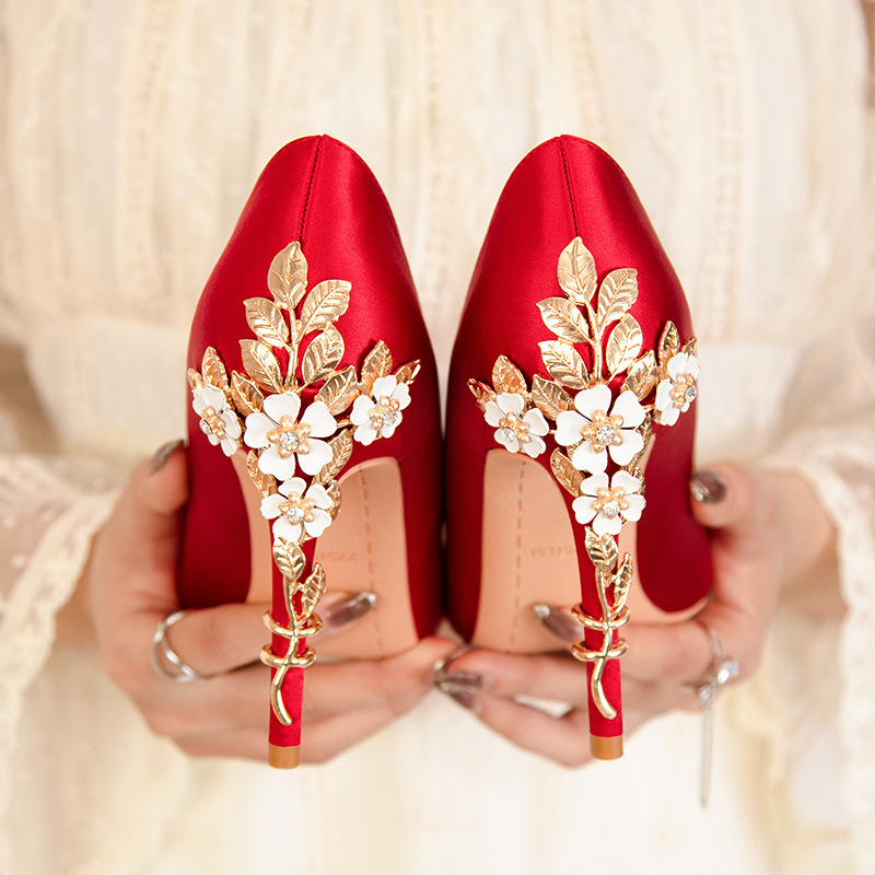 Zapatos de novia de cristal co - Women Shoes Ysl reseña y precio