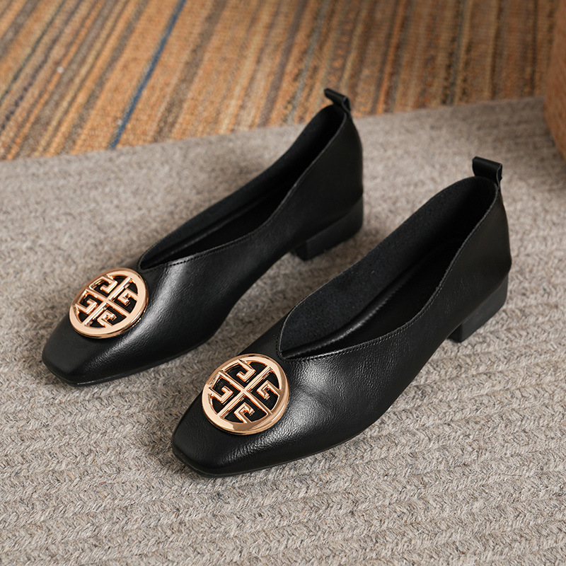 Zapatos planos de tacón bajo c - Women Shoes Zara reseña y precio