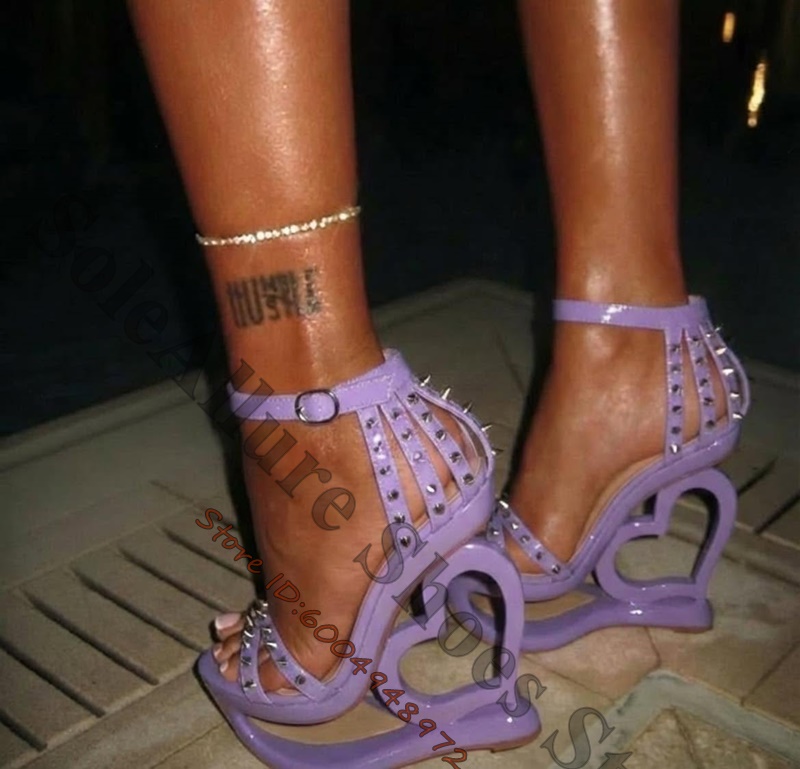 Sandalias de cuña rosa fucsia  - Leopard Print Heels reseña y precio