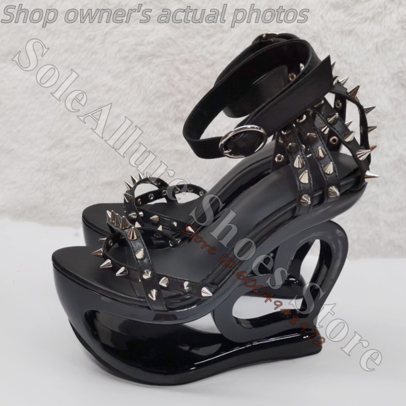 Sandalias de cuña rosa fucsia  - Leopard Print Heels reseña y precio
