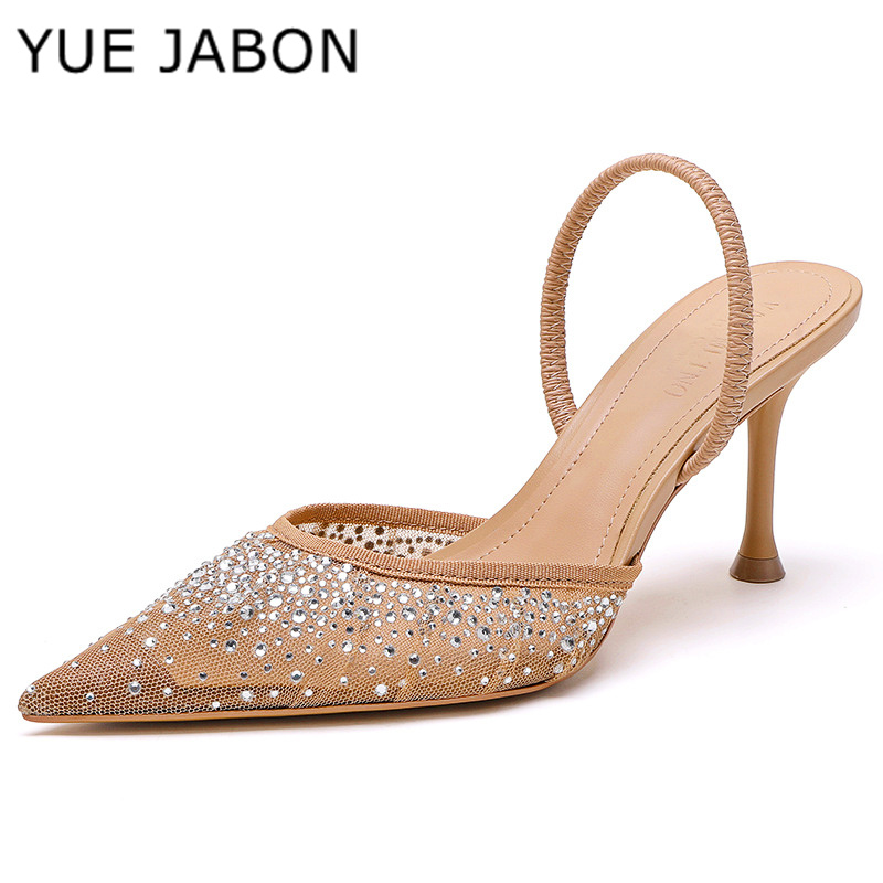 Sandalias de tacón alto con di - Women Shoes Ysl reseña y precio