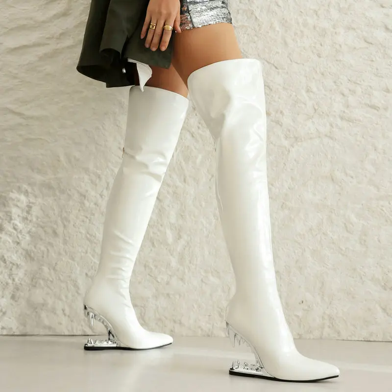 Botas largas hasta el muslo de - Women'S Shoes X Wide reseña y precio