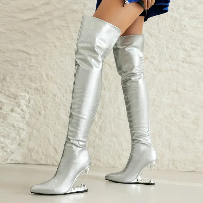 Botas largas hasta el muslo de - Women'S Shoes X Wide reseña y precio