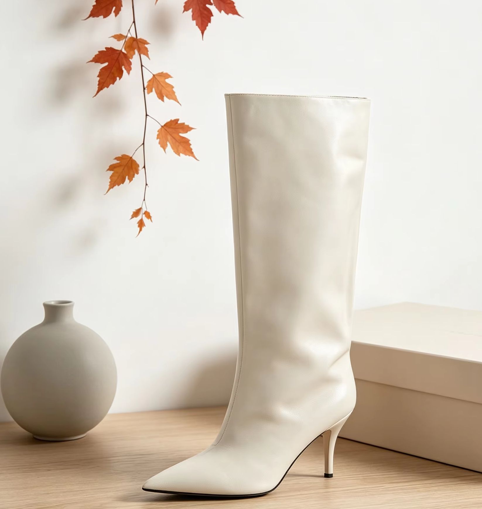Botas altas hasta la rodilla c - Wide Fit Heels reseña y precio