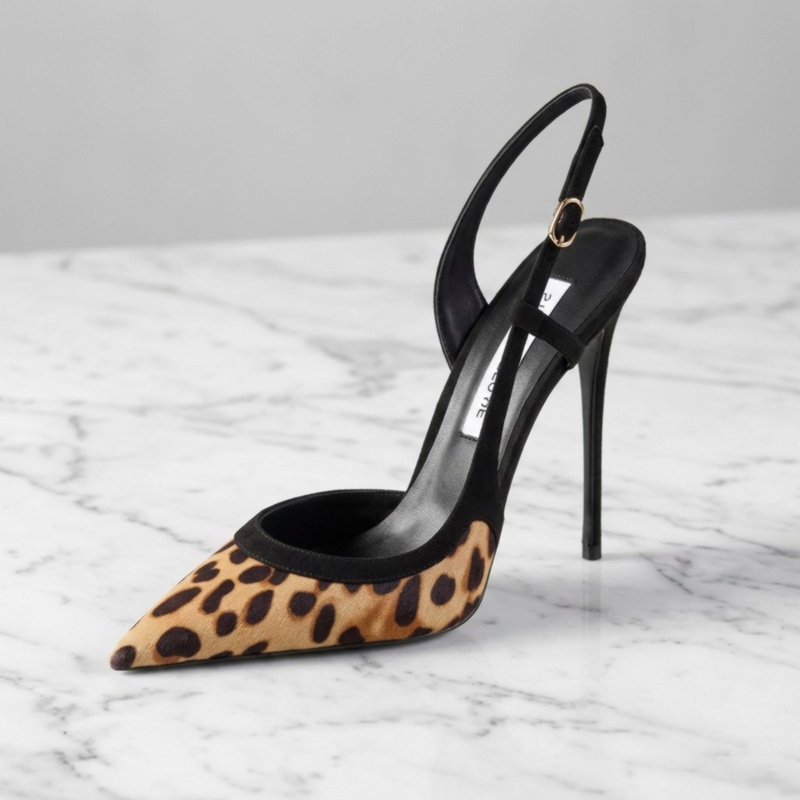 Yuejinlong # YJ26-802, Sandali - Leopard Print Heels reseña y precio