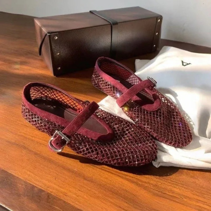 Sandalias Baotou con Pedrería  - Women'S Shoes Large reseña y precio