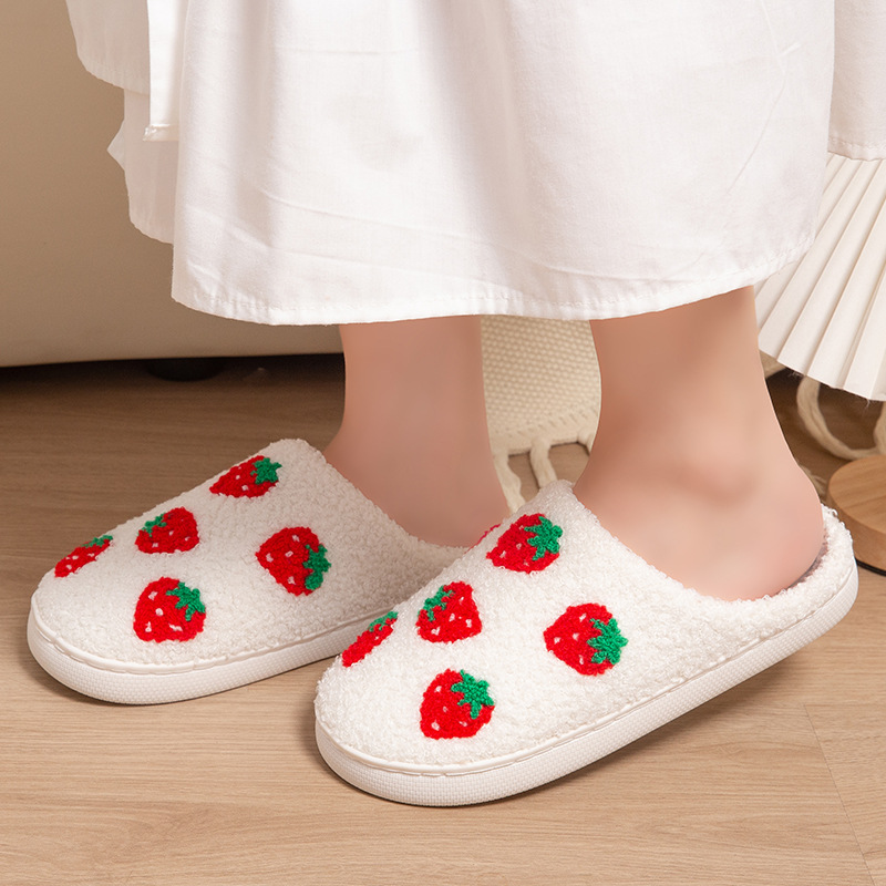 Pantuflas de fresa para mujer, - Women Shoes On Sale reseña y precio