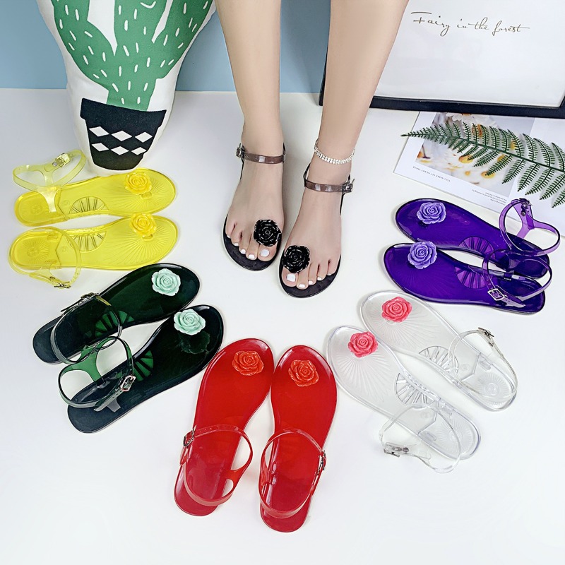 Sandalias de Playa Planas con  - Jelly Sandal Women reseña y precio