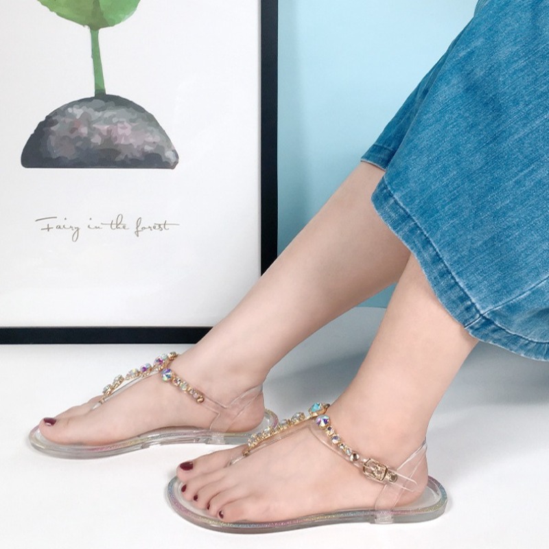 Sandalias de Gelatina con Tira - Jelly Sandal Women reseña y precio